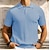 preiswerte Klassisches Poloshirt für Herren-Herren Polo Golfhemd Geschäft Casual Gerippter Polokragen Klassisch Kurzarm Modern Old-Money-Stil Farbblock Strick Gerippt Frühling Sommer Regular Fit Hellblau Rosa Grün Polo