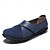 economico Slip-ons e mocassini da donna-mocassini slip-on da donna punta tonda comode scarpe basse appartamenti casual in ecopelle