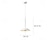 abordables Luces colgantes-Lámpara colgante LED isla de cocina lámpara colgante 1 luz 30 cm diseño único metal acabados pintados estilo nórdico moderno dormitorio comedor 110-240v