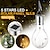 cheap Camping Lights &amp; Lanterns-Portable Solar Light Bulbs Outdoor Waterproof Garden Camping Hanging LED Light Lamp Bulb Globe Hanging Lights for Home Yard Christmas Party Holiday Decorations