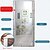 abordables Pantalla para ventana y puerta-Puerta de pantalla para mascotas mejorada puerta de pantalla para gatos con recubrimiento nano para sala de estar red anti-mosquitos y anti-mascotas con cremallera para dormitorio sala de estar cocina