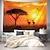halpa maisemakudos-afrikkalainen baobab metsät riippuva kuvakudos seinä taide suuri kuvakudos seinämaalaus sisustus valokuva tausta peitto verho koti makuuhuone olohuone sisustus