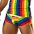 זול תחפושות לגברים-LGBT LGBTQ קשת תחפושת קרנבל כובעים פיג&#039;מות הומו בגדי ריקוד גברים מבוגרים מצעד הגאווה חודש הגאווה קרנבל נשף מסכות תחפושת קלה לקרנבל