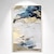 abordables Peintures à l&#039;Huile-Peinture originale faite à la main, art mural bleu doré, feuille d&#039;or abstraite de la marine, peintures de texture de toile abstraite, décoration de maison