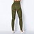 billige Yoga Leggings &amp; Tights-Dame Yogabukser Yoga Leggings Netting Lapper Høy Midje Yoga &amp; Danse Sko Treningsøkt Pilates Strømpebukse Fargeblokk Mørkegrå Svart Militærgrønn Spandex sport Sportsklær Elastisk Tynn
