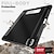 baratos Capa iPad-Tábua Capa da Caixa Para Apple ipad 9th 8th 7th Generation 10.2 inch iPad Pro 12.9&#039;&#039; 5th iPad Air 3º Portátil Porta lápis Suporte com três dobras TPU Couro PU