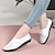 economico Slip-ons e mocassini da donna-mocassini slip-on da donna punta tonda comode scarpe basse appartamenti casual in ecopelle