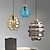 cheap Island Lights-LED Pendant Light Warm White 13/17/26cm 1-Light Globe Ceiling Hanging Light for Kitchen Island Glass Electroplated Painted Finishes Modern Nordic Style Dining Room Bedroom 110-240V