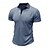 ieftine Polo clasic pentru bărbați-Bărbați Tricou polo Waffle Cămașă de golf Casual Concediu Rever Guler polo cu nervuri Manșon scurt Modă De Bază Simplu Buton Moale Vară Primăvară Fit regulat Verde De Armată Negru Alb Vișiniu