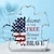 cheap Statues-1pc Home Of The Free With Sunflower Patriotic Acrylic Table Sign USA Free Plaques Gift 1776 Sign United States Of America Sign National Day Decorations For Home 4th Of July Decor Farmhouse Patriotic Table Decor
