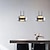 abordables Luces colgantes-Lámpara colgante LED pantalla de cristal moderna 1 luz 23 cm dormitorio comedor 85-265v