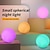 cheap Underwater Lights-Swimming Pool LED Light, LED Small Night Light 16 Color Adjustable Round Ball Night Light, Outdoor Waterproof LED Luminous Circular Ball Lamp Courtyard Outdoor Gathering Festival Atmosphere Lamp 1pc