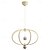 preiswerte Pendelleuchte-LED Pendelleuchte 48cm Ring Kreis Design 3 Farbe Licht Metall luxuriöse moderne Stil Esszimmer Schlafzimmer Pendelleuchten 110-240V