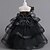 economico Vestiti per serate-Bambino Da ragazza Vestito da festa Tinta unica Senza maniche Occasioni speciali Con lustrini Nodo della cravatta Dolce Poliestere Maxi Vestito da festa Estate Primavera Autunno 4-12 anni Nero Rosso