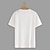 billige Mænds grafiske t -shirt-mænds 100% bomuld skjorte linjer / bølger t-shirt grafisk t-shirt mode klassisk skjorte korte ærmer behagelig sort hvid t-shirt street ferie sommer mode designer tøj