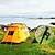 cheap Camping &amp; Hiking-4pcs/6pcs Solid Bold Extended Outdoor Camping Nail Awning Tent Camping with Steel Nail Beach Camp Nail