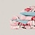 رخيصةأون مجموعات أغطية لحاف-طقم غطاء لحاف سرير مربع سميك على شكل زهرة وردية طقم سرير دافئ مكون من قطعتين طقم مكون من 3 قطع طقم قطيفة قصير ناعم