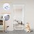 abordables Pantalla para ventana y puerta-Puerta de pantalla para mascotas mejorada puerta de pantalla para gatos con recubrimiento nano para sala de estar red anti-mosquitos y anti-mascotas con cremallera para dormitorio sala de estar cocina