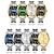 お買い得  クォーツ腕時計-男性 クォーツ クリエイティブ ミニマリスト ファッション ビジネス 光る カレンダー 日付 週 防水 鋼 腕時計