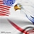 billiga pikétröja för män-Landsflagga Herr Ledigt 3D POLO Shirt Gata Dagligen Helgdag Amerikanska självständighetsdagen Polyester Kortärmad Nedvikt Polotröjor Vit Vår &amp; sommar S M L Microelastisk Lapel Polo