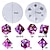 cheap Stress Relievers-2PCS Dropping Resin Polyhedral Dice Keychain DIY Running Group Board Game Dice Silicone Mold