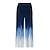 levne Pánské kalhoty pro volný čas s potiskem-pánské kalhoty kalhoty grafika dovolená ležérní modrá nepružná