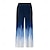 tanie Męskie spodnie na co dzień z nadrukiem-Men&#039;s Pants Trousers Graphic Vacation Casual Blue Inelastic