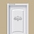 abordables Autocollants muraux-Autocollant de blanchisserie de salle de bains, signes de porte anglais, bienvenue à la famille, autocollants décoratifs amovibles de fond de maison