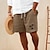 cheap Casual Shorts-Men&#039;s Summer Shorts Beach Shorts Casual Shorts Pocket Drawstring Elastic Waist Coconut Tree Comfort Breathable Short Holiday Vacation Beach Hawaiian Boho Black White