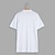 ieftine tricouri de bază-Bărbați Tricou Tee Top Manșon scurt În V Vară Simplu Sport Modă Ușor Decolteu în V Vacanță Casual Concediu Albastru Deschis Negru Alb Top tricou pentru bărbați