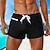 cheap Men&#039;s Boxer Swim Trunks-Men&#039;s Board Shorts Swim Shorts Swim Trunks Patchwork Drawstring Elastic Waist Color Block Comfort Quick Dry Short Holiday Beach Weekend Fashion Casual Black Red Micro-elastic