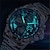 voordelige Quartz-horloges-Heren Quartz horloges Modieus Zakelijk Polshorloge Weergave maanfase Lichtgevend Kalender WATERDICHT Teräs Horloge