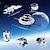 abordables Pendentifs et ornements pour voiture-Kit de robot solaire 6-en-1 jouets cadeaux pour enfants de 8 à 13 ans ensemble éducatif d&#039;expériences scientifiques cadeau d&#039;anniversaire pour garçons filles Halloween Noël et jour de Thanksgiving