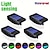 economico Applique per esterni-1pc luce solare per gradini, luce per recinzione esterna impermeabile per ponte solare illumina il tuo cortile con angolo rgb120