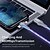 tanie Kable do telefonów komórkowych-Szybki kabel przepływowy 3A LED - potrójna synchronizacja USB z błyskawicą  &amp; ładowanie - moc 10-20 W, trwały abs, uniwersalna kompatybilność