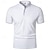 cheap Classic Polo-Men&#039;s Golf Shirt Golf Polo Work Casual Stand Collar Short Sleeve Basic Modern Color Block Patchwork Button Spring &amp; Summer Regular Fit Wine Black White Pink Navy Blue Green Golf Shirt