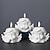preiswerte Statuen-Teelichthalter mit Engel, Teelichthalter mit Keramikflügeln, süße Engelsstatue als Kerzenhalter für Zuhause, Hochzeit, Kirche