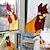cheap Wall Sculptures-Peeping Rooster, Funny Window Corner Decor, Handmade Acrylic Peeping Chicken Ornament, Sun Catcher for Home Garden Farmhouse Decor, Gift for Rooster Lovers