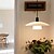 baratos Luzes pendentes-luminária pendente led 1 luz 30/40 cm formato de vidro transparente com design elegante acabamentos pintados estilo nórdico moderno 110-240v