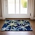 preiswerte Fußmatten-Palmen Fußmatte Küchenmatte Bodenmatte rutschfester Bereich Teppich Ölbeständiger Teppich Indoor Outdoor Matte Schlafzimmer Dekor Badezimmermatte Eingangsteppich