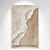 cheap Abstract Paintings-Handmade 3D Beige Minimalist Beach Painting Ocean Wave Painting on Canvas Ocean Abstract Art Textured Wall Art Wall Art Living Room Art Framed Ready To Hang
