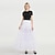 preiswerte Historische &amp; Vintage-Kostüme-1950s Prinzessin Minimantel Unter Rock Tüllrock Knöchellänge Damen A-Linie Leistung Hochzeit kleid hochzeitsgast Rock