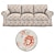 tanie IKEA Okładki-Uppland, 100% bawełniana narzuta na sofę, pikowane pokrowce w kwiaty, seria Ikea