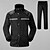 abordables Chaquetas impermeables-Unisexo Chubasquero Al aire libre Impermeable Resistente al viento Transpirable Trajes de senderismo Ropa de senderismo Primavera Otoño Impermeable Accesorios para lluvia Abrigos con capucha chaqueta
