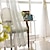 abordables Cortinas transparentes-Un panel de estilo minimalista moderno, pantalla de ventana a rayas verticales, sala de estar, dormitorio, comedor, cortina de pantalla para habitación de niños