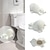 cheap Bathroom Gadgets-White Bear Toilet Bolt Caps Decorative &amp; Durable Resin Cute  Bolts Covers Set
