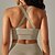 voordelige Sport bh&#039;s-Dames Lichte ondersteuning Sport bh&#039;s Running BH Open achterkant Gekruiste rug Goede top Gewatteerd Fitness Recreatiesport Hardlopen Ademend Lichtgewicht Zacht Zwart Wit donkergrijs Effen