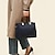 お買い得  ハンドバッグ＆トートバッグ-女性用 ハンドバッグ PUレザー ショッピング 日常 ジッパー 大容量 幾何学模様 ブラック ブルー 褐色