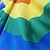 economico Decorazioni di orgoglio-4 pezzi di bandiere arcobaleno pieghettate a ventaglio, bandiere arcobaleno in poliestere per orgoglio arcobaleno, orgoglio gay, lgbtq, sfilate, decorazioni per celebrazioni, decorazioni per la casa,