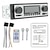 abordables Lecteurs multimédias pour voitures-Fyautoper 5513 nouveau lecteur mp3 de voiture bluetooth mains libres voiture plug-in radio au lieu de cd dvd